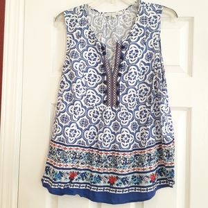 Daniel Rainn Sleeveless Blouse, Size Large, in EUC.